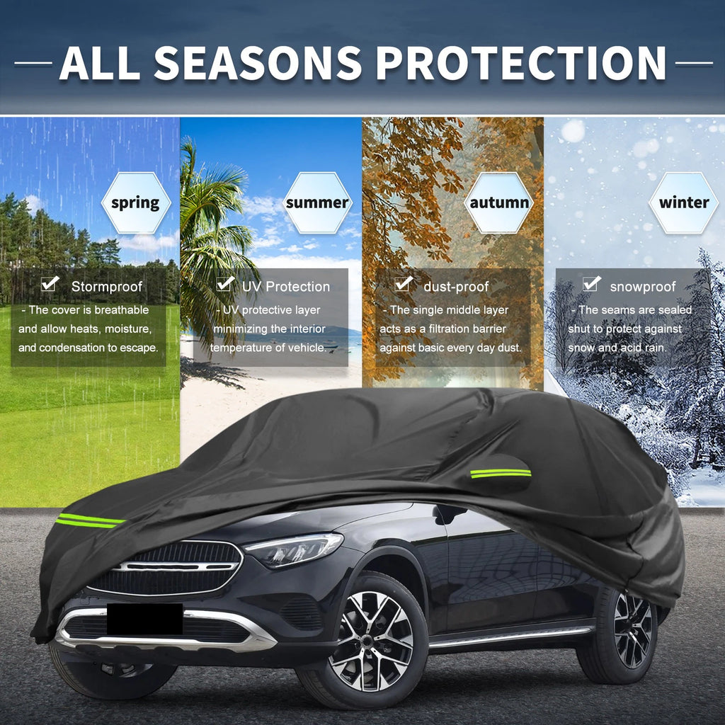 Waterproof 210D-PU Car Cover for Mercedes-Benz GLC (2015–2023)