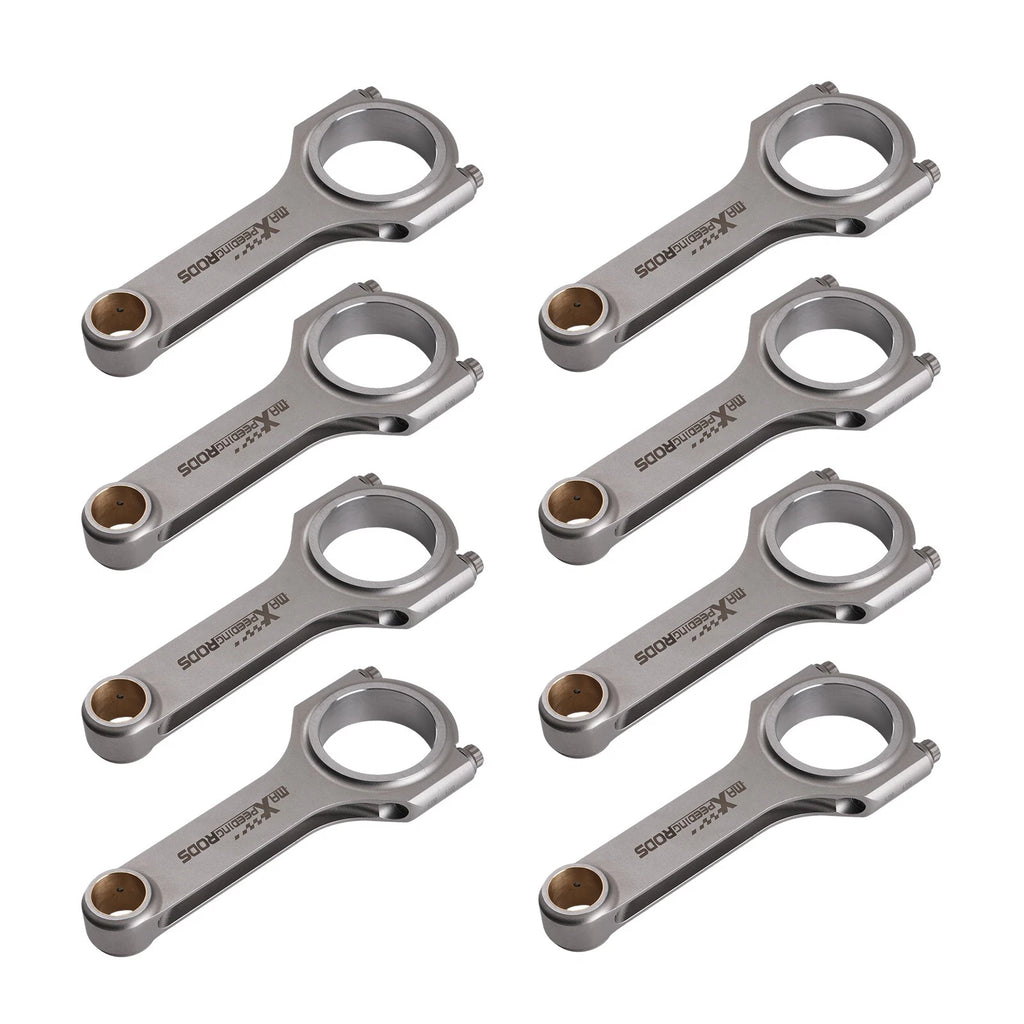 Set of 8 Connecting Rod Assemblies for GM SBC 283 327 H-Beam 4340 ARP 5.700"