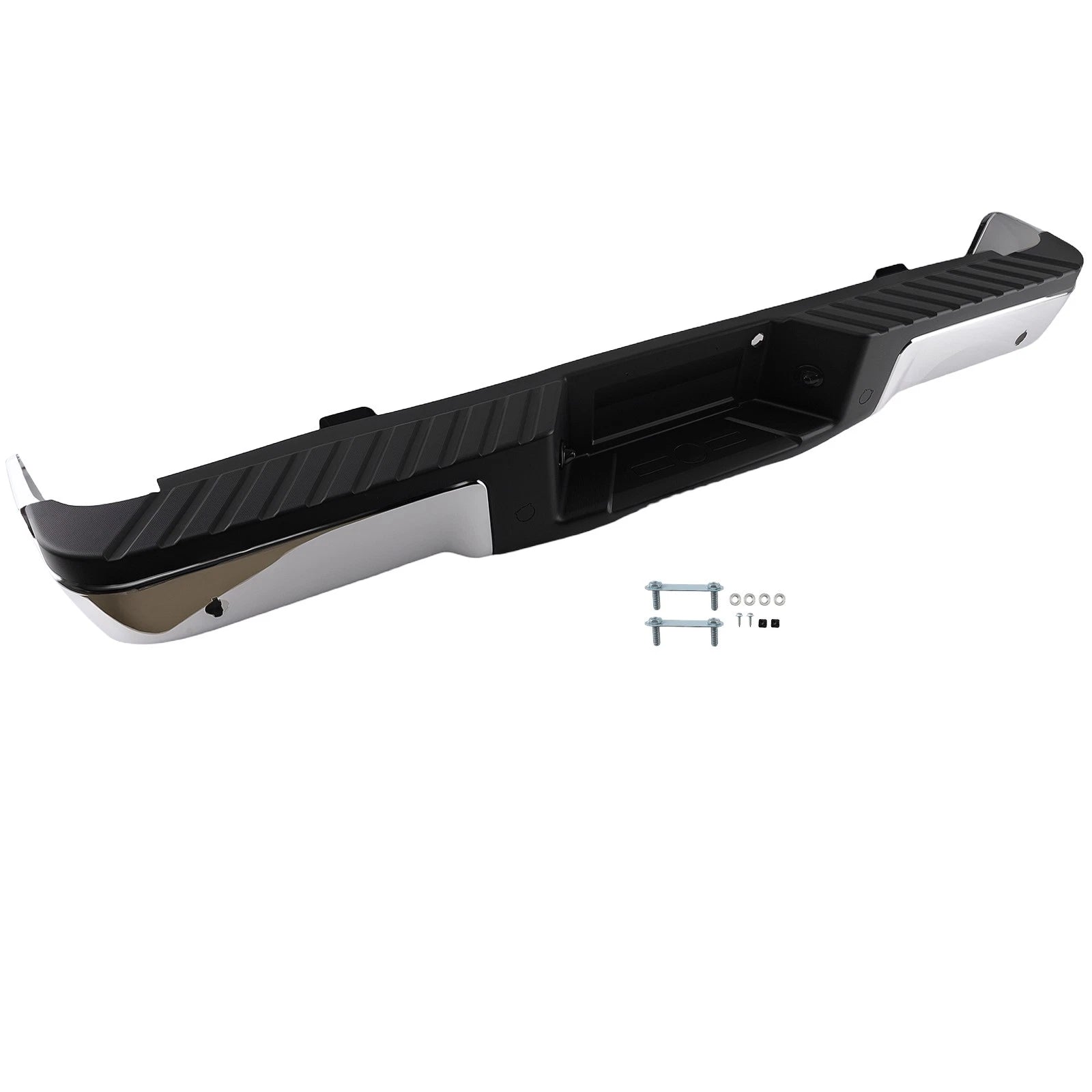 Chrome Steel Rear Bumper for Ford F-150 (2009–2014)