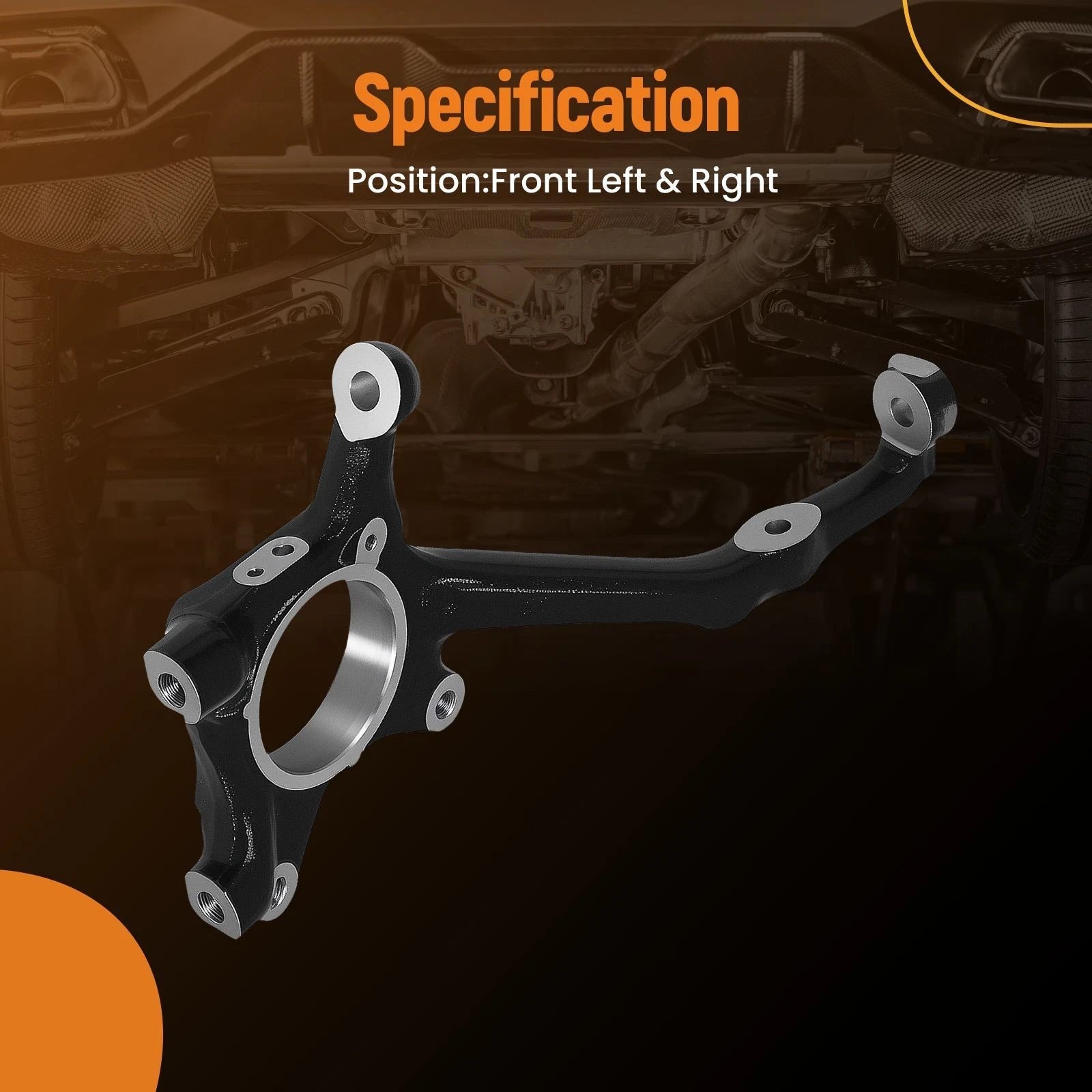 2X Steering Knuckles for Toyota 4Runner Lexus GX460 (2015–2019)