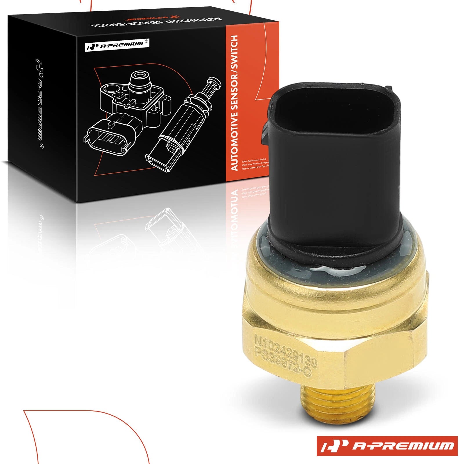 Fuel Rail Pressure Sensor for Ford Edge (2012–2016) Volvo XC60 (2015–2017) S60