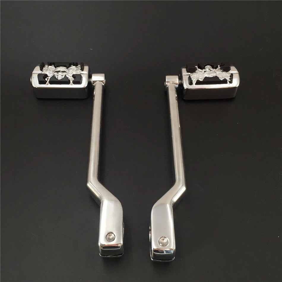 2PC Toe Shift Lever Foot Peg for Harley-Davidson FL Softail Trike