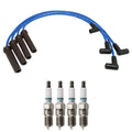 NGK Wire Set & Denso Iridium Spark Plugs Kit for Cavalier Sunfire (1995–2005)