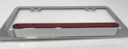 LED License Plate Frame Chrome Replacement with Turn Signal for Ford F-150 (2015–2023)
