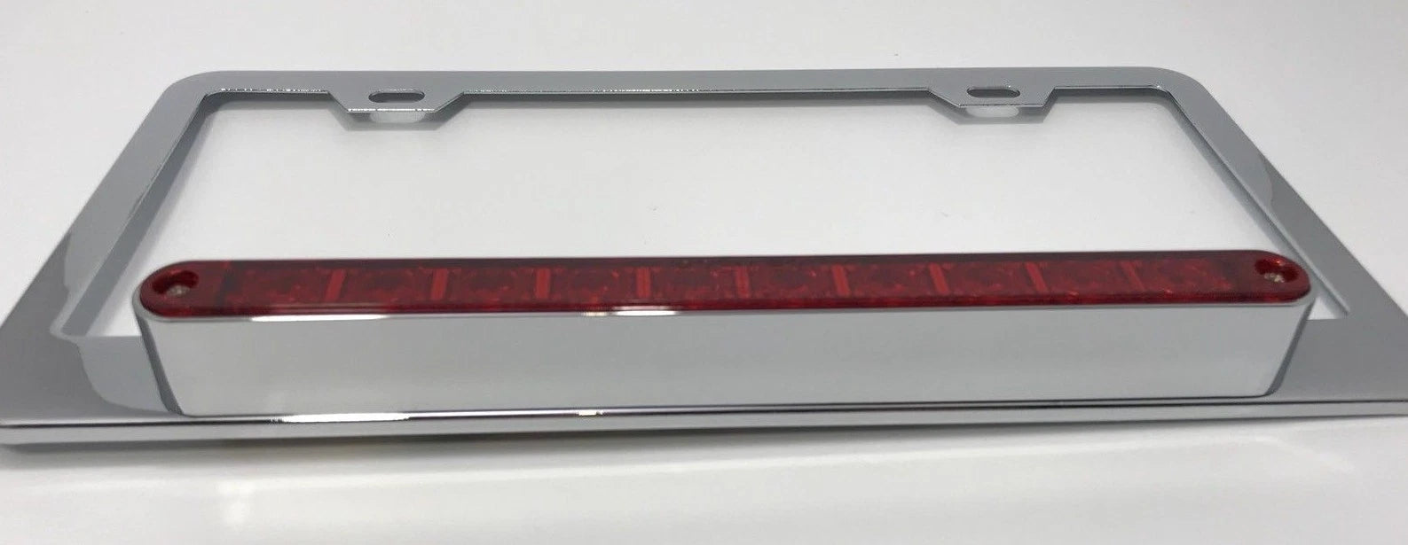 LED License Plate Frame Chrome Replacement with Turn Signal for Ford F-150 (2015–2023)