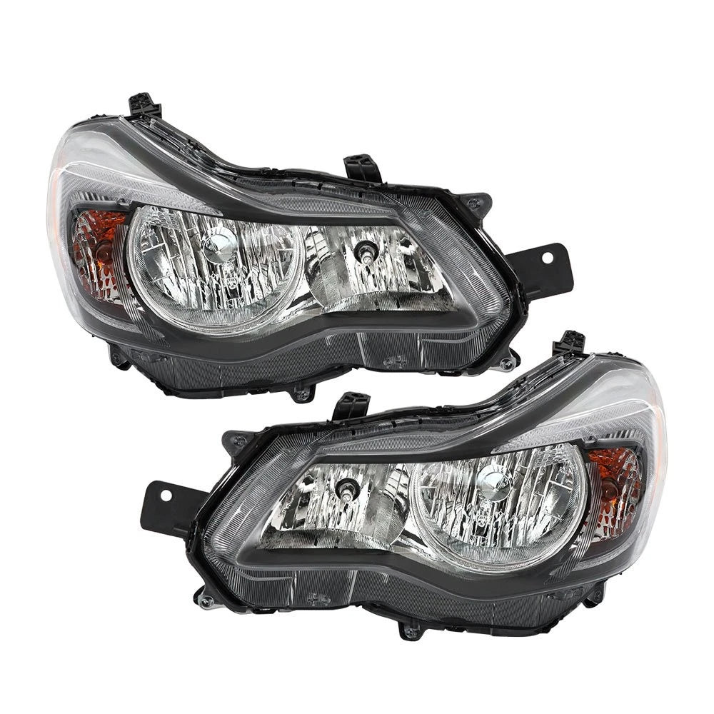 Set of 2 Halogen Headlights for Subaru Impreza Crosstrek (2012-2016)