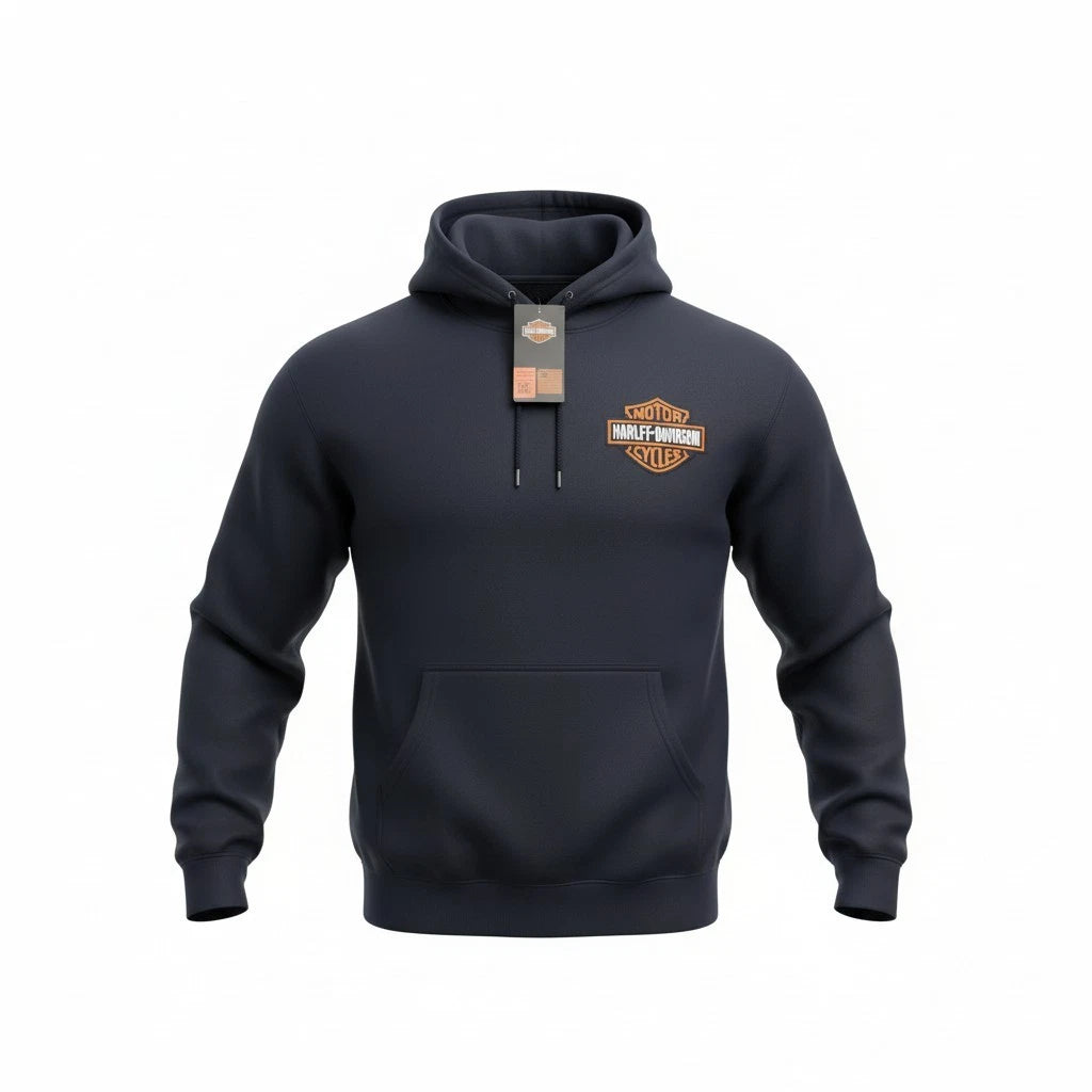 Hoodie for Harley-Davidson (Akron Ohio HF25-MEN-PO-BLK-04)
