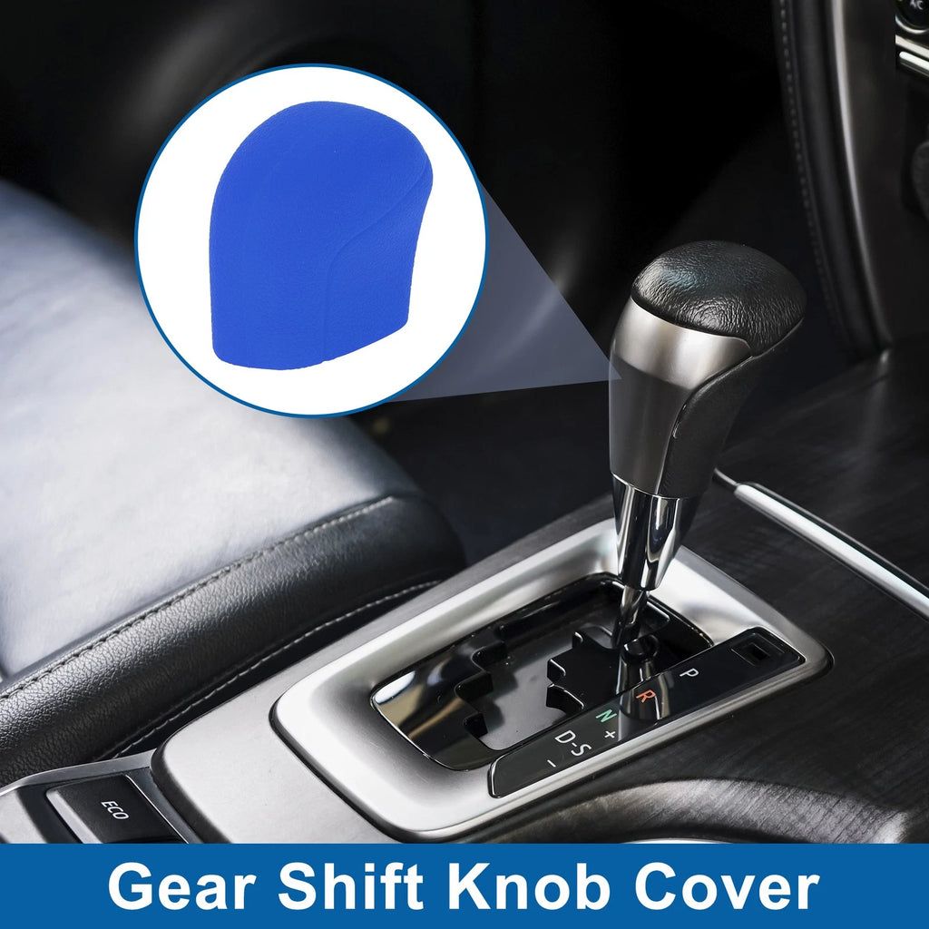 1 Pc Gear Shift Knob Cover for Toyota Camry (2018–2024) - Blue Silicone