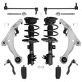 12PC Front Struts Control Arms Sway Bar Tie Rod for Nissan Maxima (2009–2014)