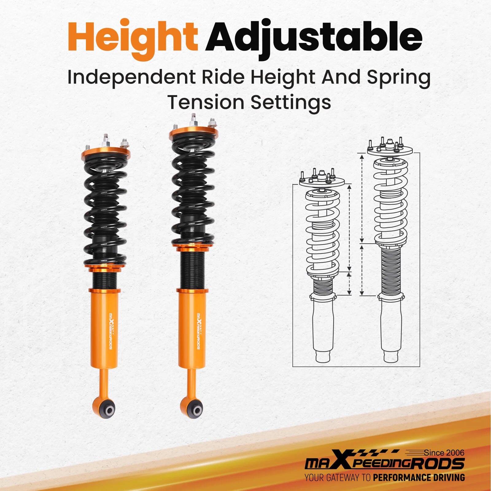 Coilover Assembly for Honda Accord (1998-2002) Acura TL/CL (1999-2003)