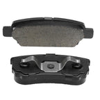 Set of 2 Rear Disc Brake Rotors & Ceramic Pads for Jeep Compass (2007–2017)