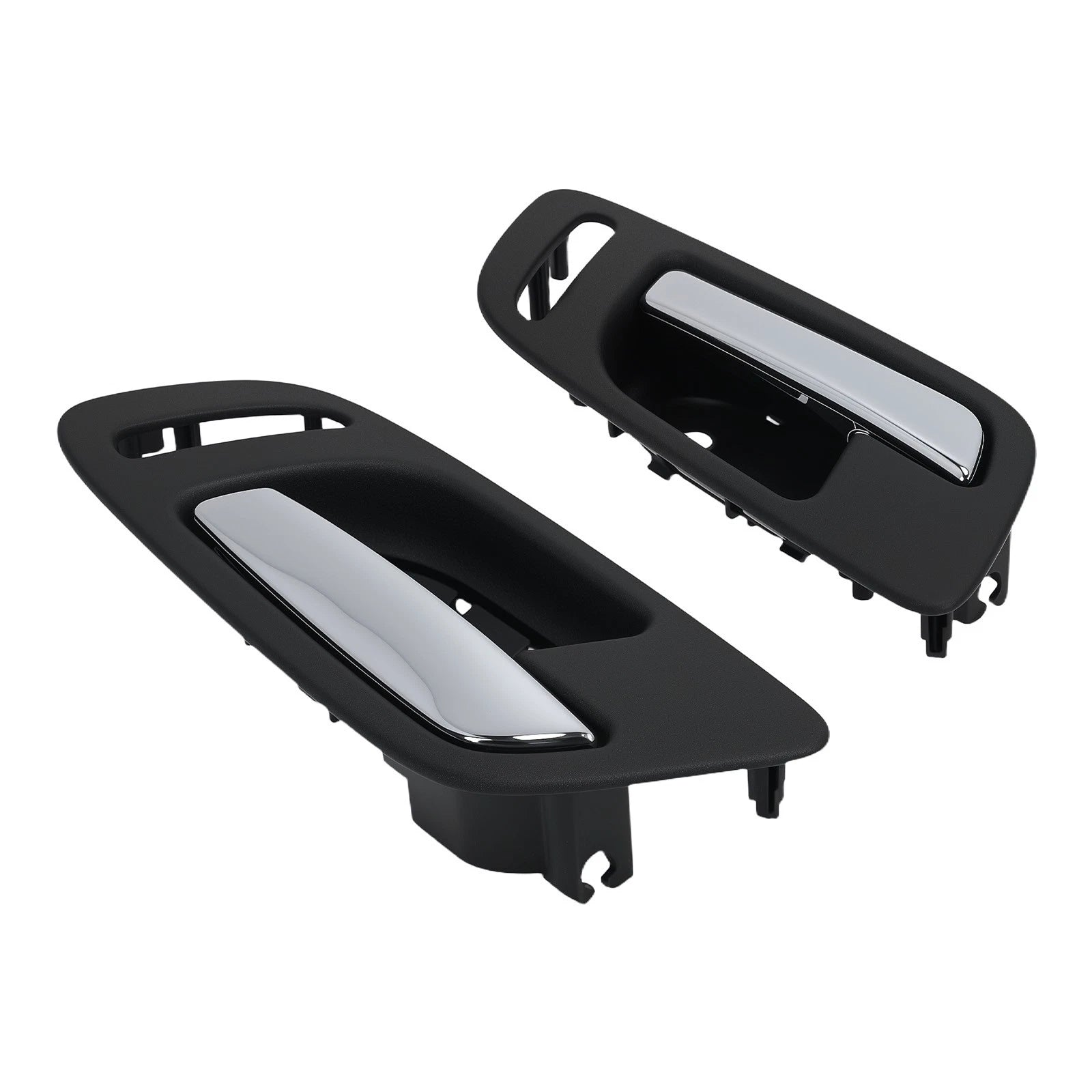 Set of 2 Interior Door Handles for Chevy Silverado (2007–2013) Black