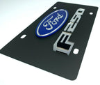 Vanity License Plate Frame for Ford F250 Pickup Truck Licensed Logo Emblem (2011–2016)