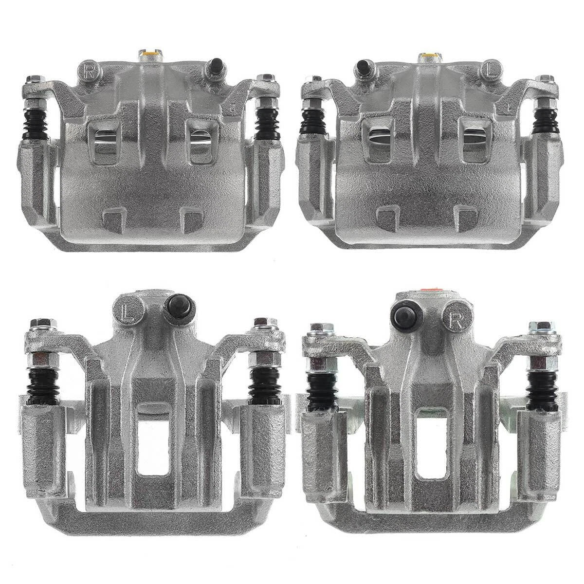 Set of 4 Brake Calipers with Bracket for Nissan Frontier