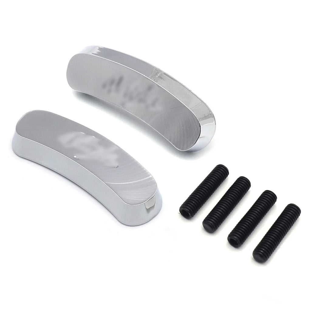 Chrome Mirror Block Off Base Plates for Kawasaki Ninja ZX-10R (2011–2015)