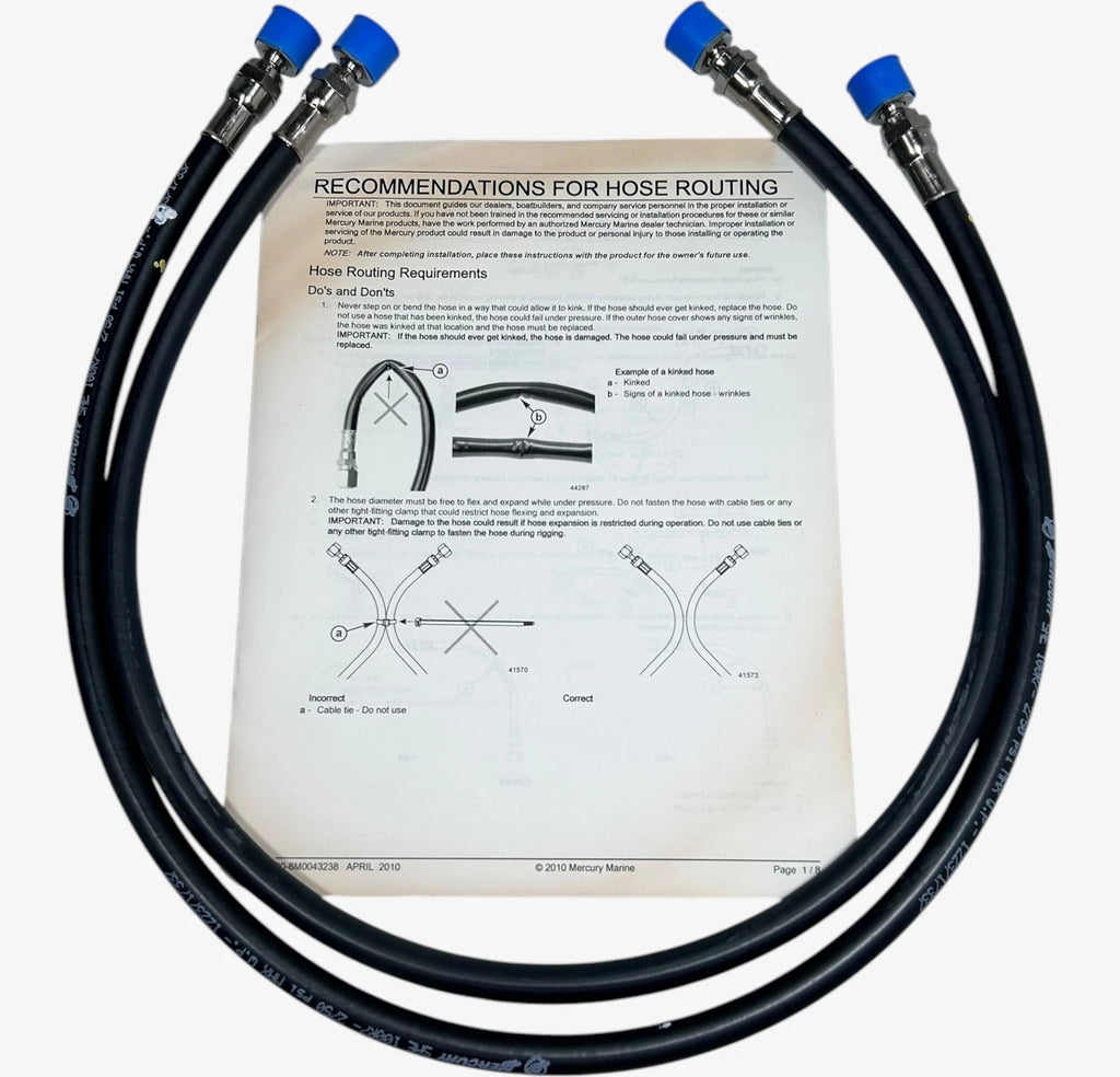Power Steering Helm to Cylinder Hose Kit for Mercury (8M0046914) 2 FT
