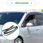 1Pc Front Left Door Window Run Channel Seal Strip for Honda Fit (2007–2020)
