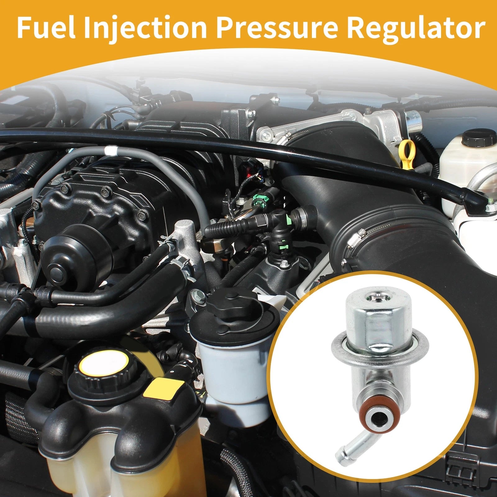 Fuel Pressure Regulator for Hyundai Elantra (2001–2008) No. 313802D000 Metal