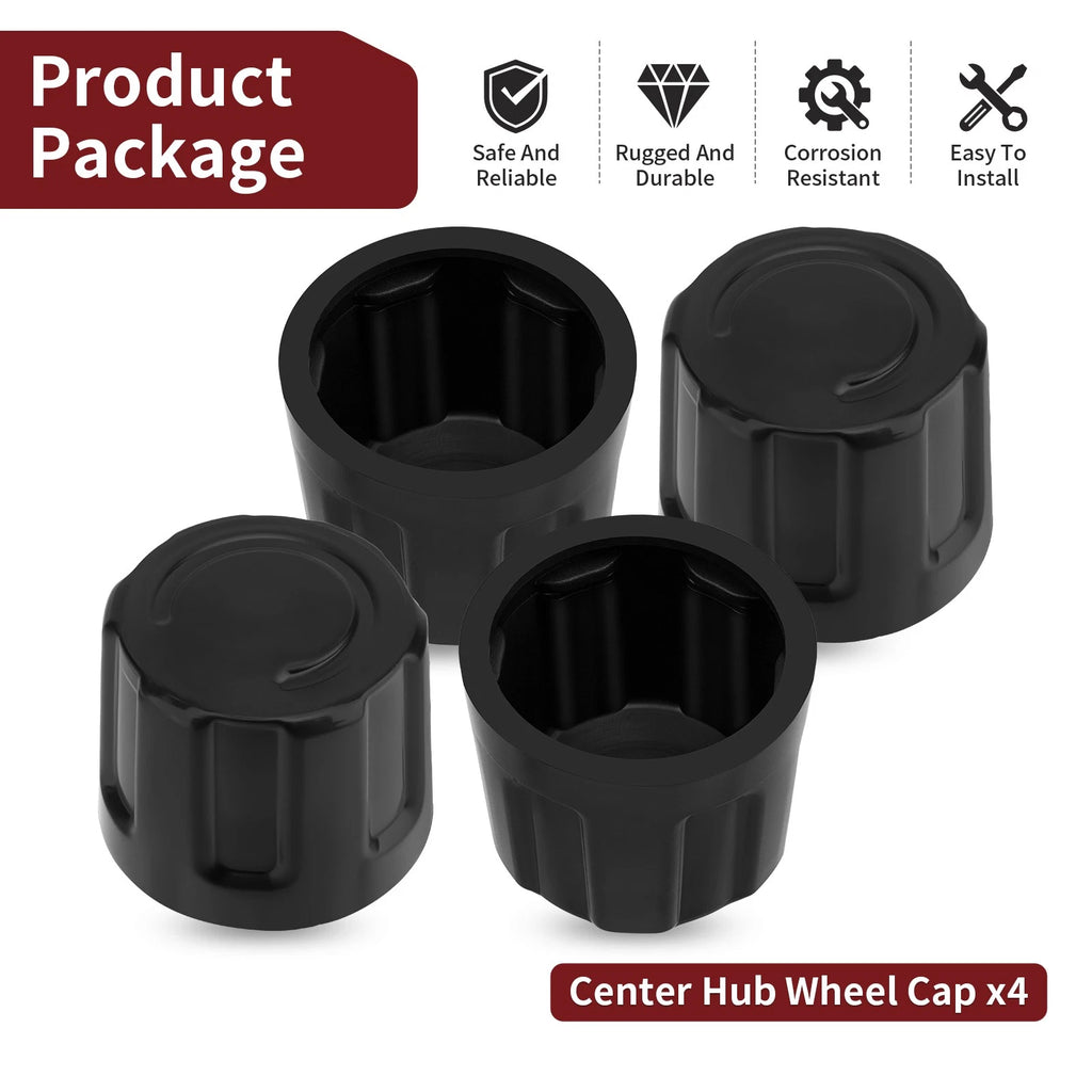 Set of 4 Center Hub Wheel Caps 54725-18A00 for Suzuki Quadrunner (125–300)