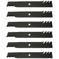 6X Toothed Mower Blades for McCulloch (Replaces 532139775)