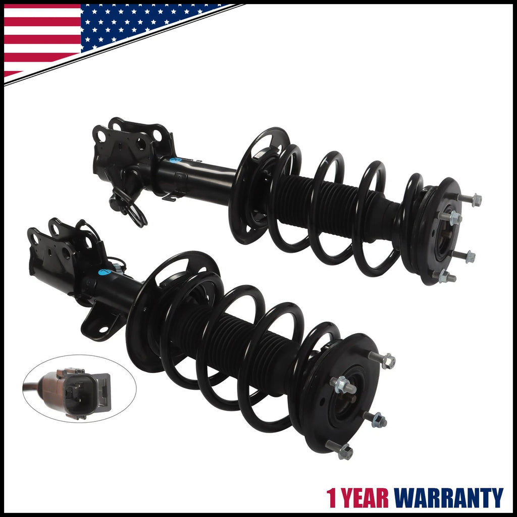 2X Front Struts Assembly w/Electronic for Lincoln MKS (2013–2016)