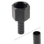 AN8 Female to 3/8" Hose Barb Fuel Line Swivel Fitting Adapter