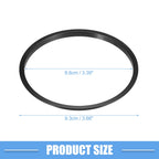 Set of 4 AC Vent Ring Cover Trim for Toyota Tacoma (2016–2024) Aluminum Black