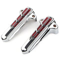 Red LED Front Lower Fork Leg Covers for Harley FLHR FLHTK FLHX (2014-2020)