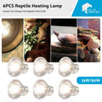 6X UVA UVB Heat Emitter Lamp Bulb for Reptiles and Pets