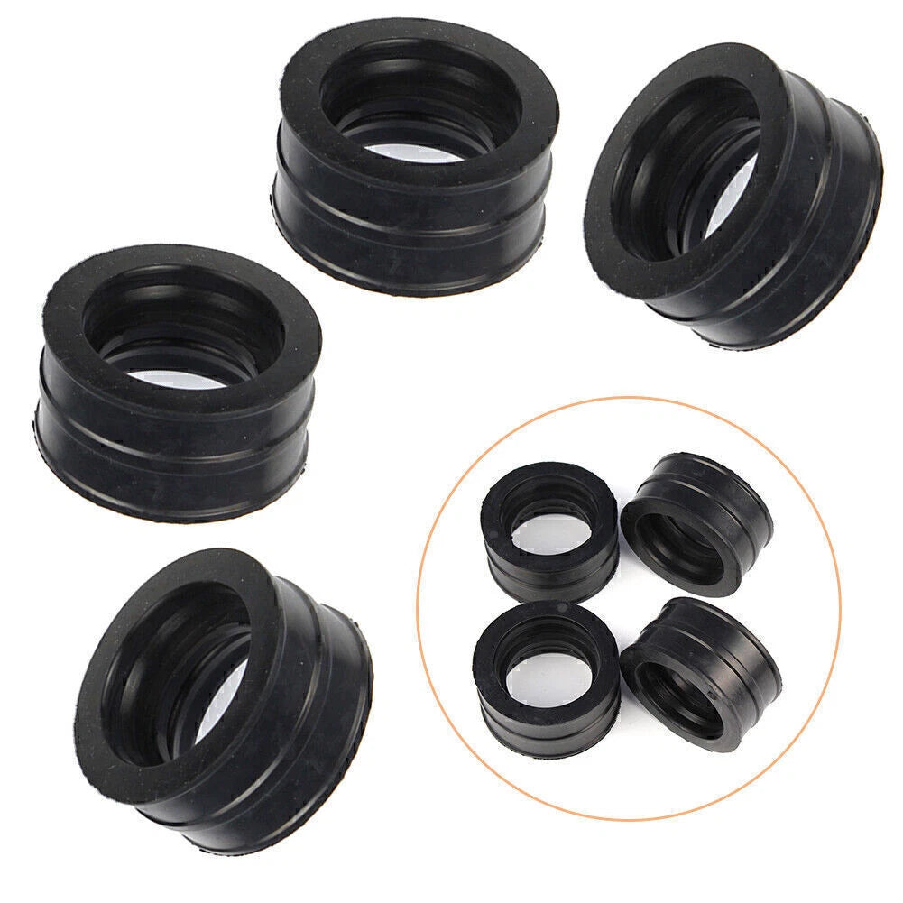Set of 4 Carburetor Intake Boots for Honda VF700 VF750 (1982–1986)