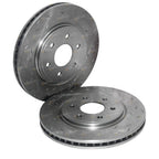 Front Drilled Slot Disc Brake Rotor Navara D40 Ute 2wd 4x4 (2005-2012)