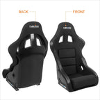 2X Fiberglass Fixed Back Racing Bucket Seat for NRG Innovation (FRP-311)