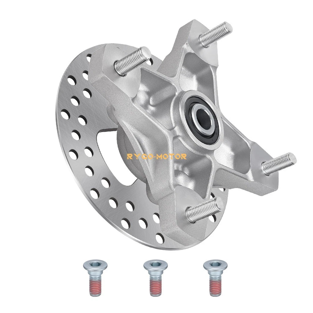 Front Wheel Hub & Brake Disc Rotor Set for Honda TRX250X TRX400X (2009, 2011–2014)