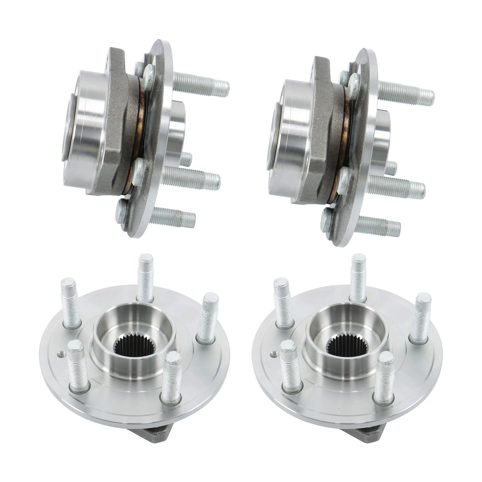 Set of 4 Wheel Hub Bearing Assemblies for Chevrolet Camaro (2010–2015)