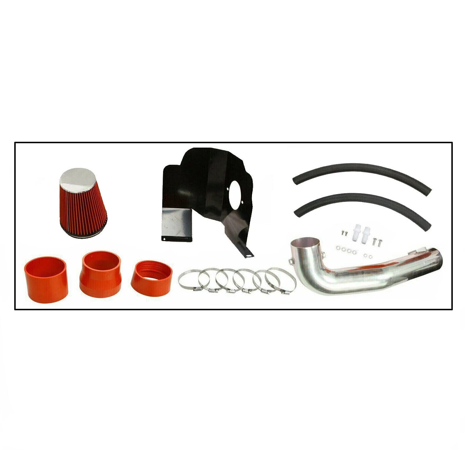 Cold Air Intake Kit + Heat Shield for Chevrolet GMC Cadillac 5.3L 6.2L (2014–2020)