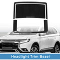 Set of 2 Headlight Trim Bezels for Mitsubishi Outlander (2022–2024) ABS