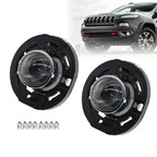 Fog Lights for Jeep Grand Cherokee (2014–2021) LH+RH, Clear Front Bumper