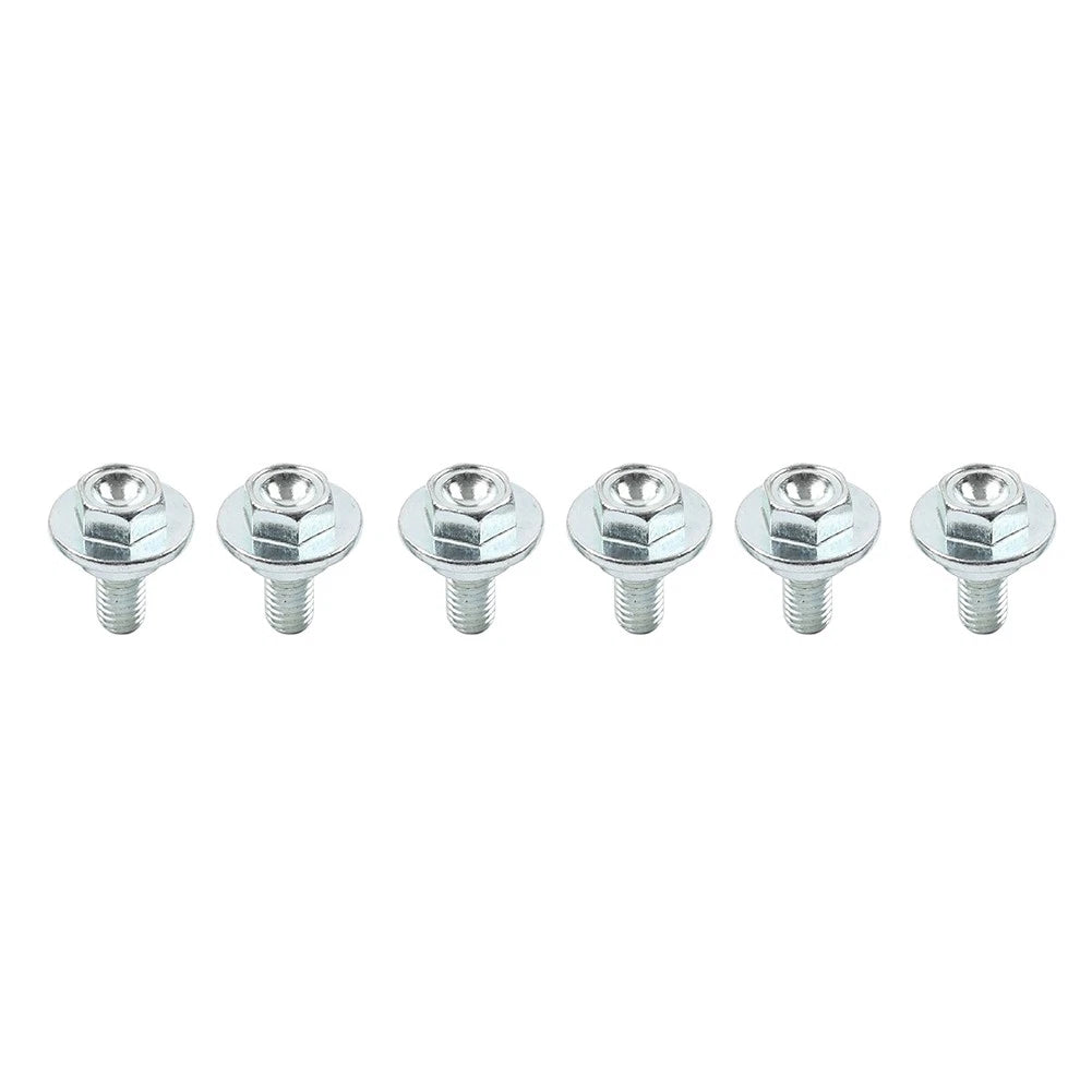 Set of 6 Radiator Shroud Bolts M5x9 for Honda CRF 250R 250X 450R 450X (2004–2021) 90101-KRN-730