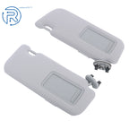 Set of 2 Sun Visors for Toyota Corolla (2009-2013) Gray Plastic