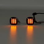 2X Smoked LED Turn Signal Side Marker Light Amber for Audi A3 A4 A8 (1996–2006)