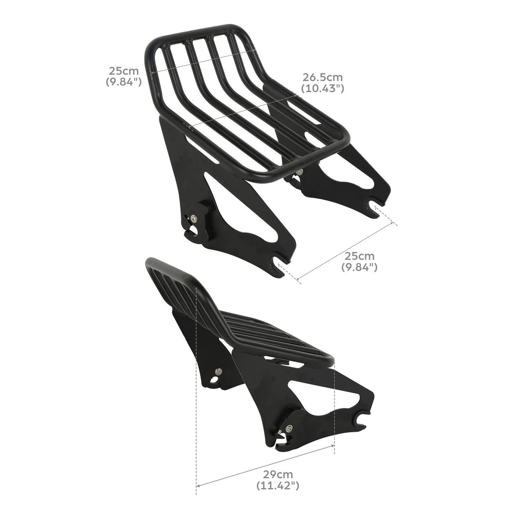 Detachable Two-Up Luggage Rack for Harley Touring Electra Road Glide (2009–Present)