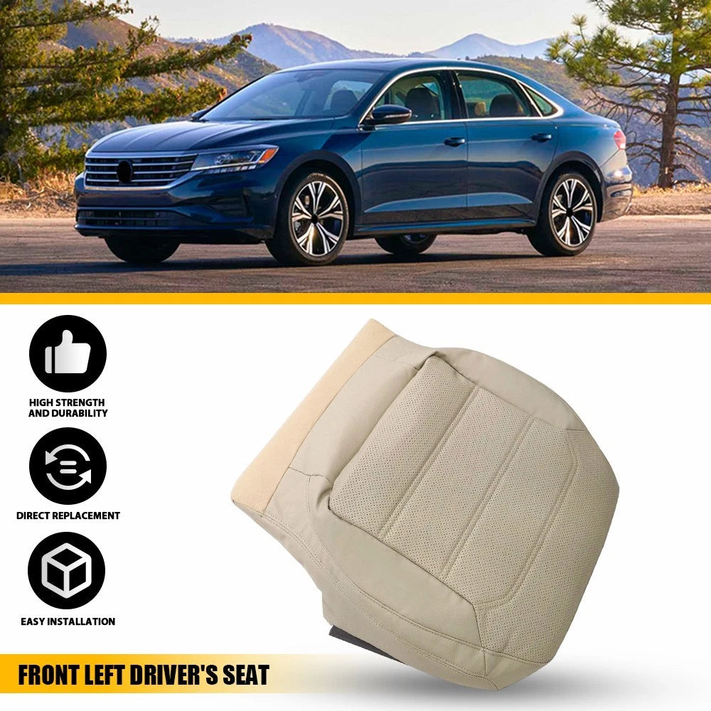 Driver Bottom Leather Seat Cover for Volkswagen Passat (2012–2020)
