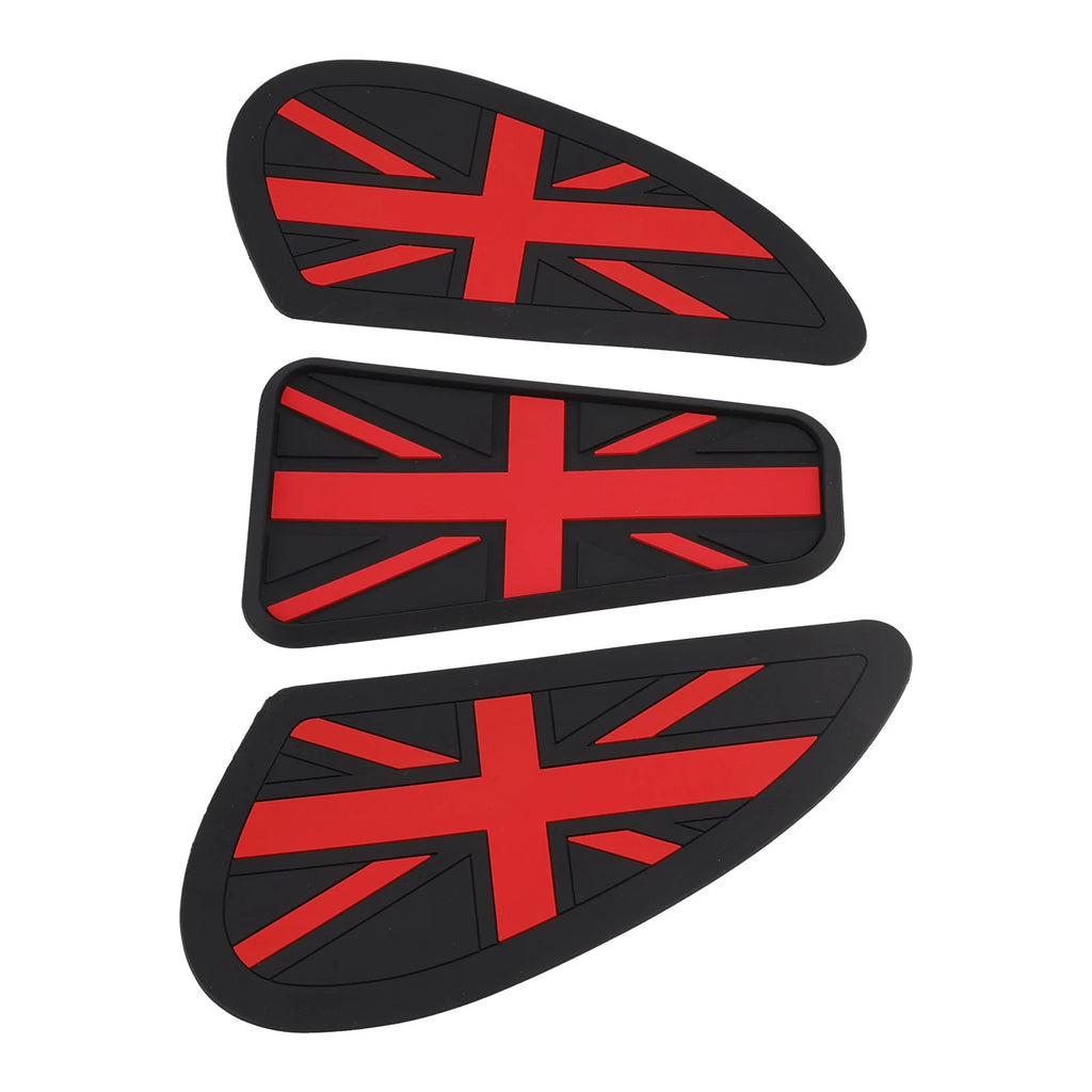 3X Fuel Petrol Tank Custom Knee Pads for Triumph Bonneville Bobber Scrambler (2017–2023)