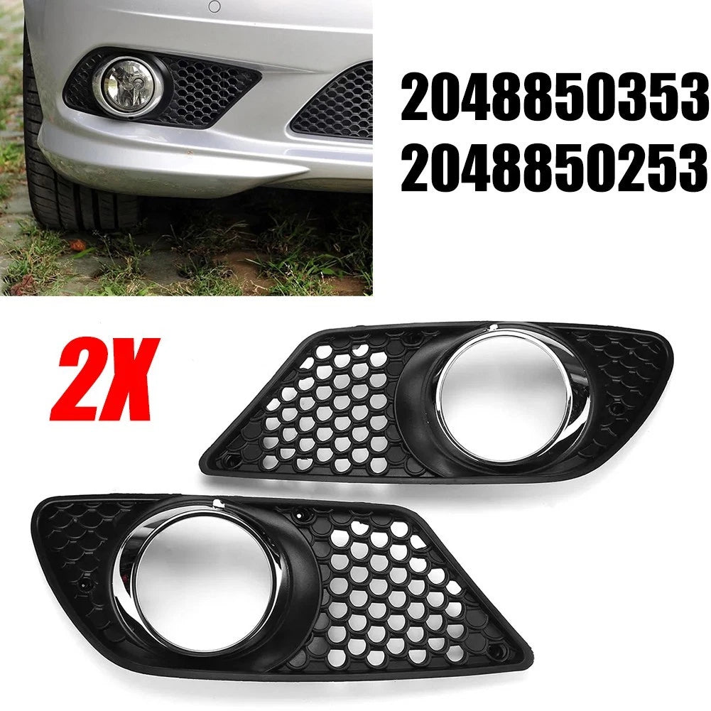 Fog Lamp Bezel Grille Cover for Benz C-Class W204 C300 (2007–2010) OEM