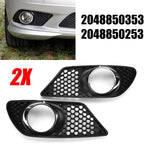 Fog Lamp Bezel Grille Cover for Benz C-Class W204 C300 (2007–2010) OEM