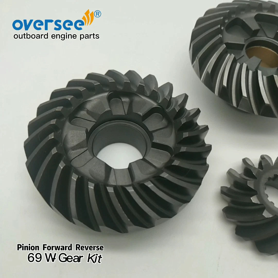 69W Gear Set for Yamaha 60HP (Pinion 69W-45551, Forward Gear 69W-45560)