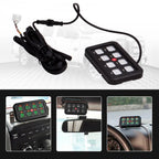 8 Gang Switch Panel for Universal Off-Road Truck UTV ATV RV (12–24V)