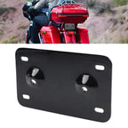 Laydown License Plate Mounting Bracket for Harley Electra Glide