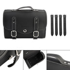 Saddlebag Side Storage Tail Bag for Motorcycle (Universal, Black)