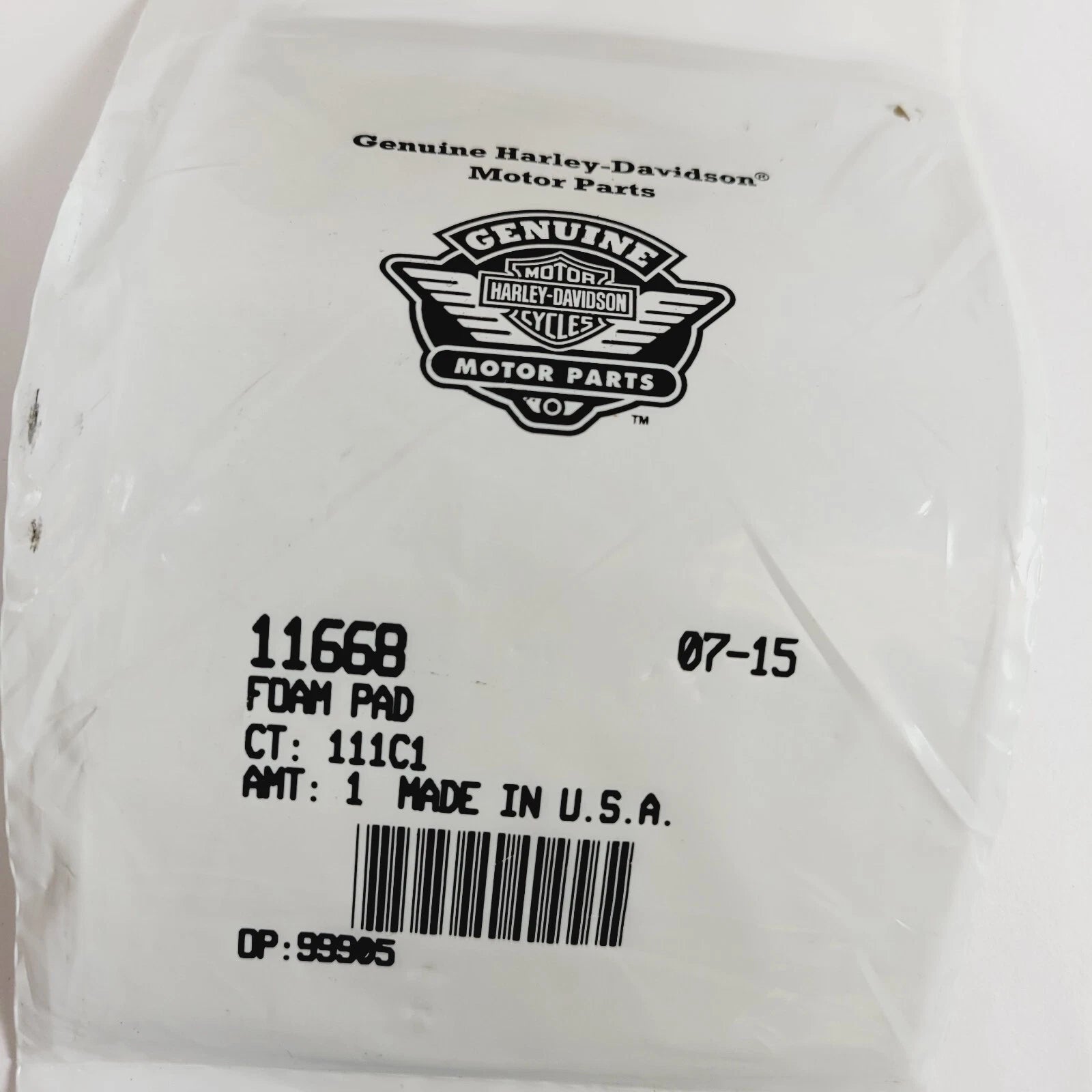 Foam Pad 11668 for Harley-Davidson